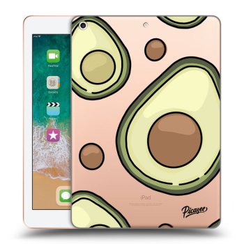 Picasee silikonový průhledný obal pro Apple iPad 9.7" 2018 (6. gen) - Avocado