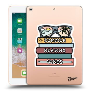Picasee silikonový průhledný obal pro Apple iPad 9.7" 2018 (6. gen) - Summer reading vibes