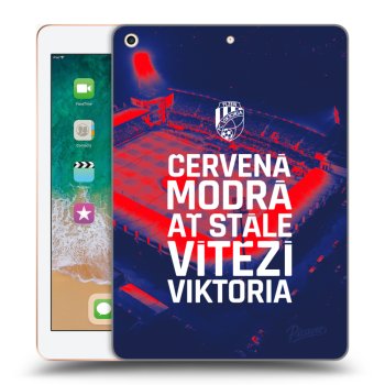 Picasee silikonový průhledný obal pro Apple iPad 9.7" 2018 (6. gen) - FC Viktoria Plzeň E