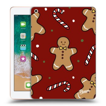 Picasee silikonový průhledný obal pro Apple iPad 9.7" 2018 (6. gen) - Gingerbread 2