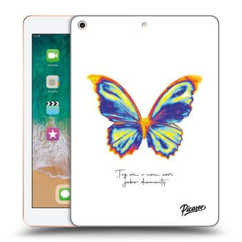 Obal pro Apple iPad 9.7" 2018 (6. gen) - Diamanty White
