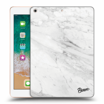 Obal pro Apple iPad 9.7" 2018 (6. gen) - White marble