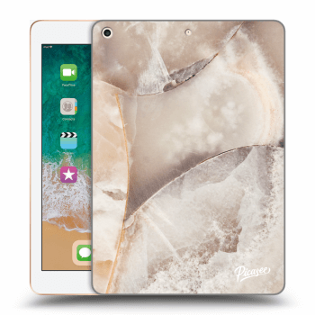 Obal pro Apple iPad 2018 (6. gen) - Cream marble