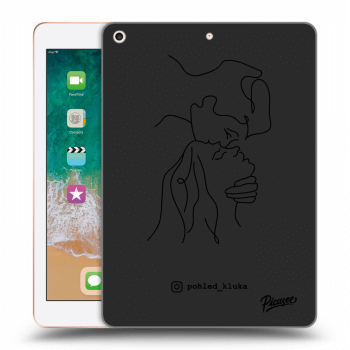 Picasee silikonový černý obal pro Apple iPad 9.7" 2018 (6. gen) - Forehead kiss