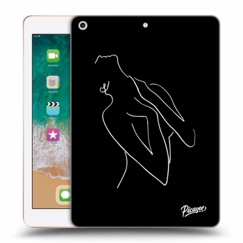 Picasee silikonový černý obal pro Apple iPad 9.7" 2018 (6. gen) - Sensual girl White