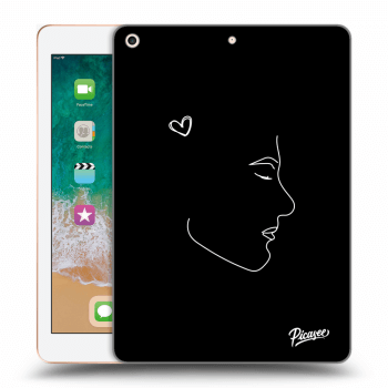 Picasee silikonový černý obal pro Apple iPad 9.7" 2018 (6. gen) - Couple boy White