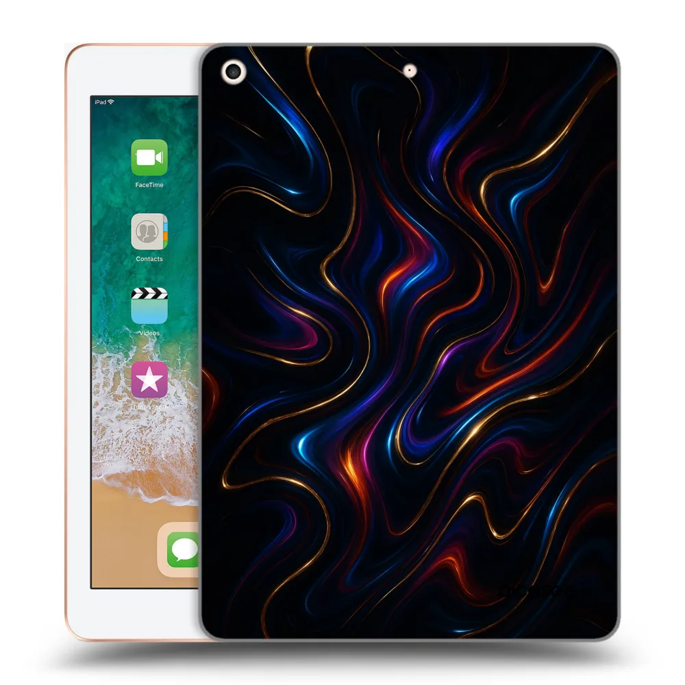Picasee silikonový průhledný obal pro Apple iPad 9.7" 2018 (6. gen) - Noir