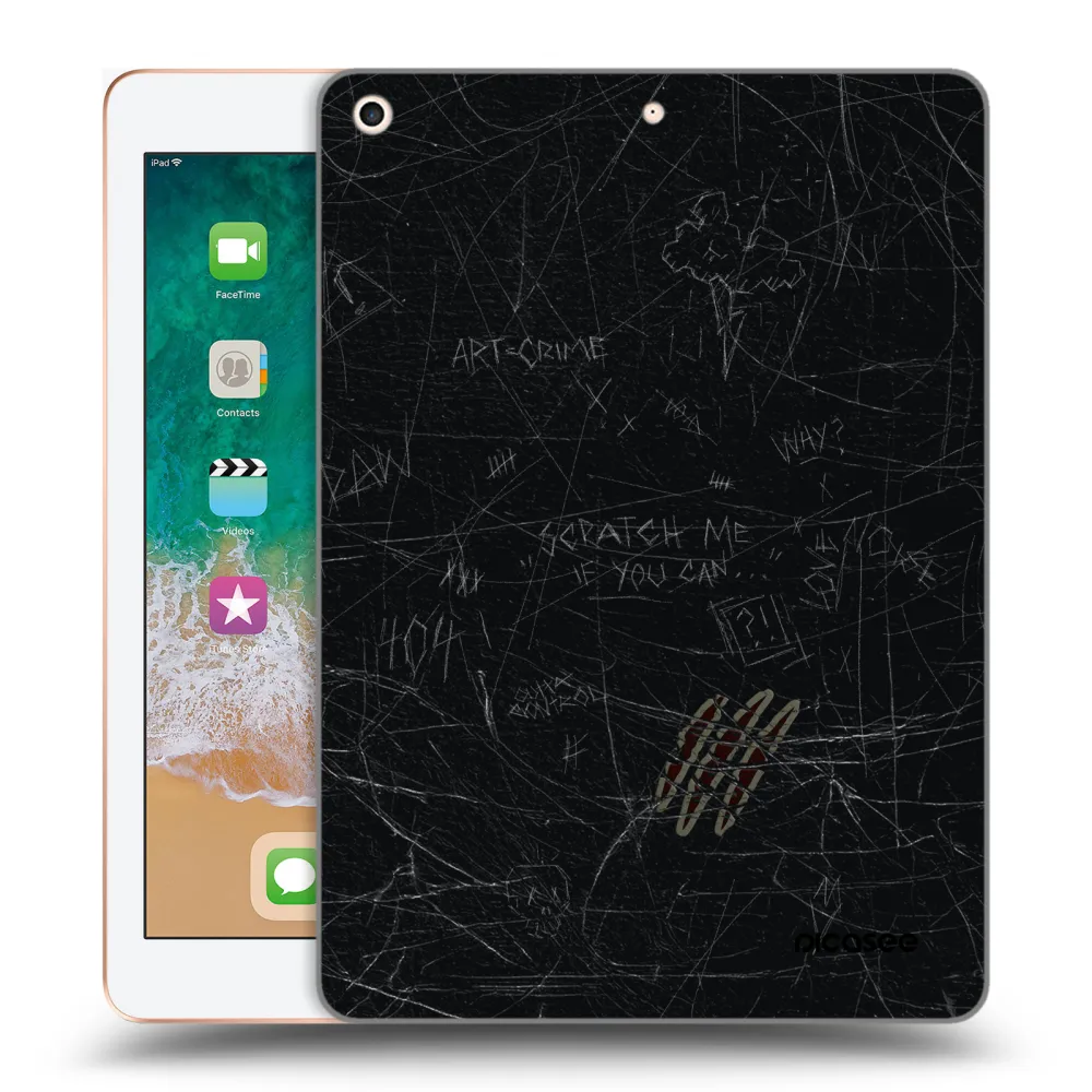 Picasee silikonový průhledný obal pro Apple iPad 9.7" 2018 (6. gen) - SCRATCH