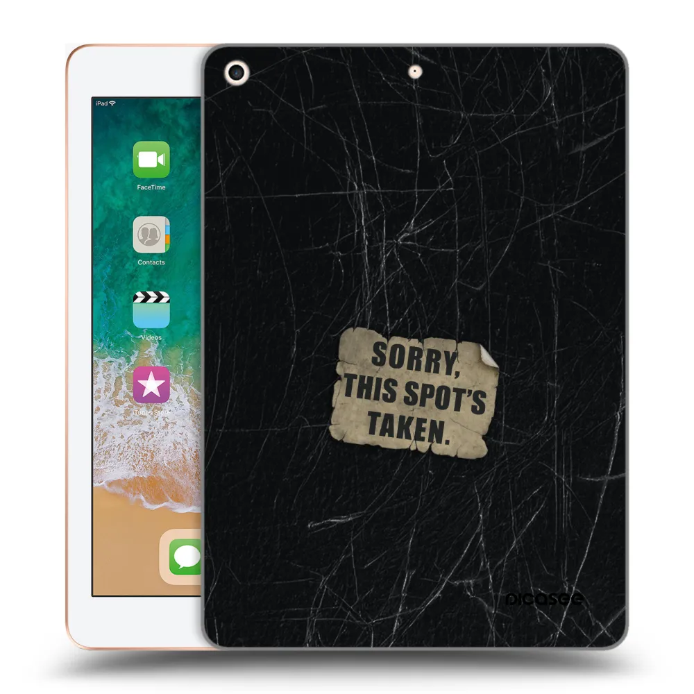 Picasee silikonový průhledný obal pro Apple iPad 9.7" 2018 (6. gen) - SORRY