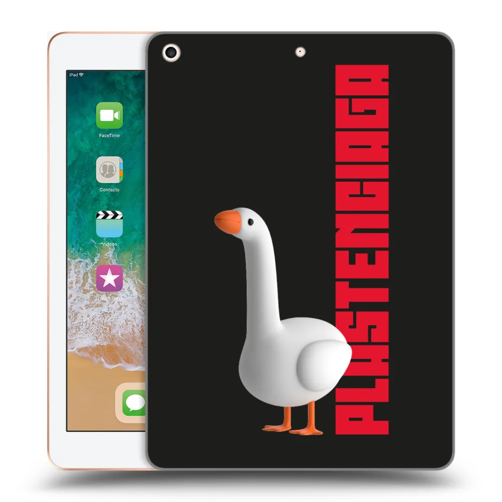 Picasee silikonový průhledný obal pro Apple iPad 9.7" 2018 (6. gen) - Kiky Ricky
