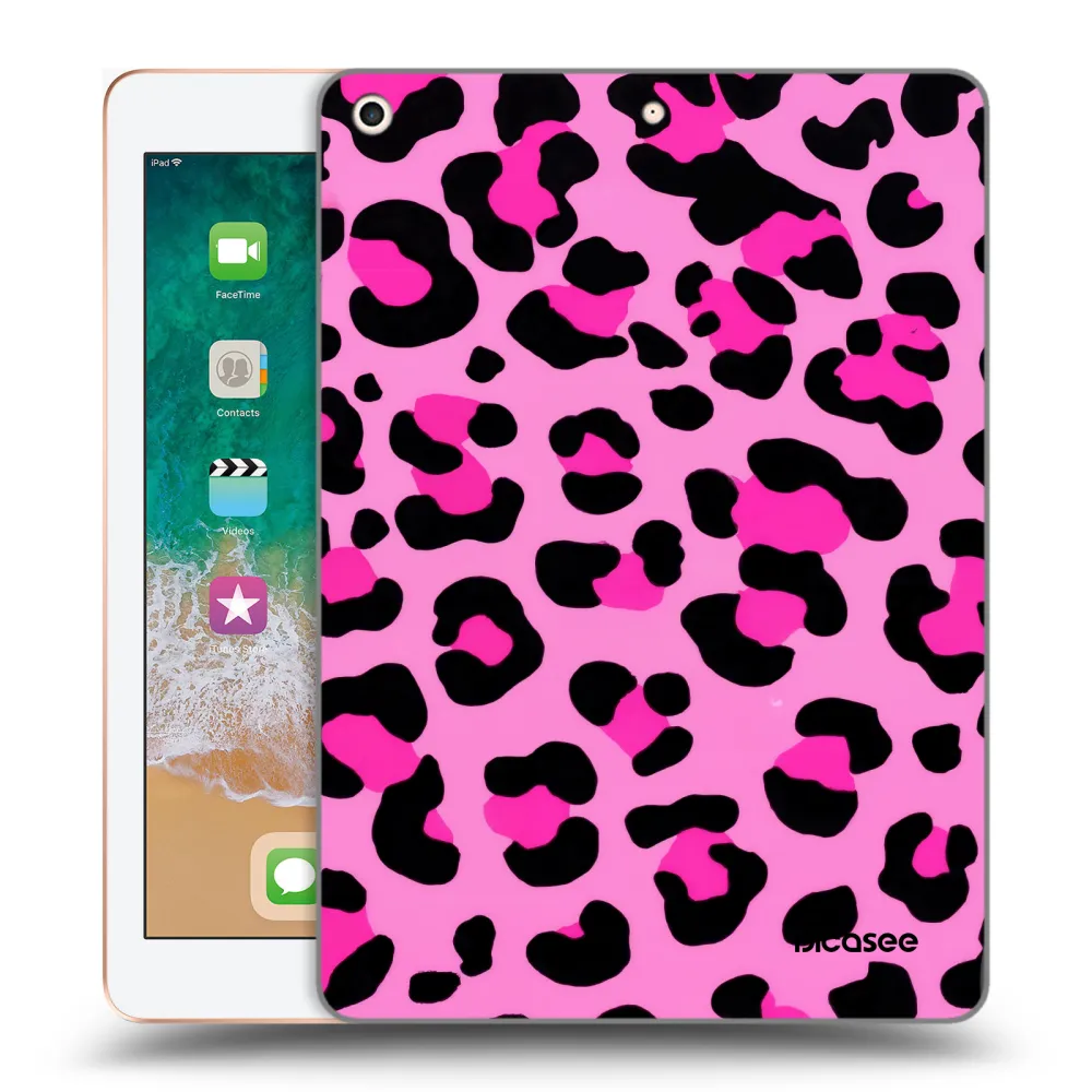Picasee silikonový průhledný obal pro Apple iPad 9.7" 2018 (6. gen) - Pink Tiger