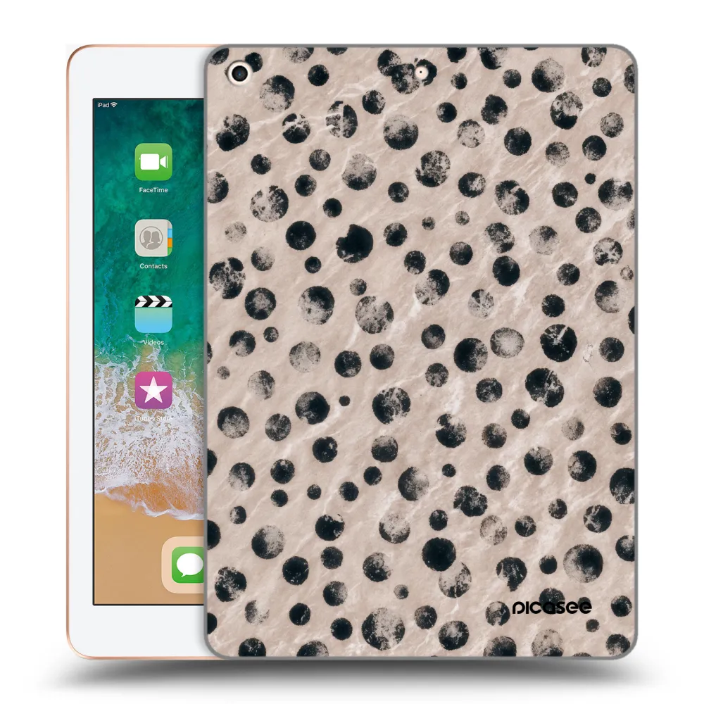 Picasee silikonový průhledný obal pro Apple iPad 9.7" 2018 (6. gen) - Inked