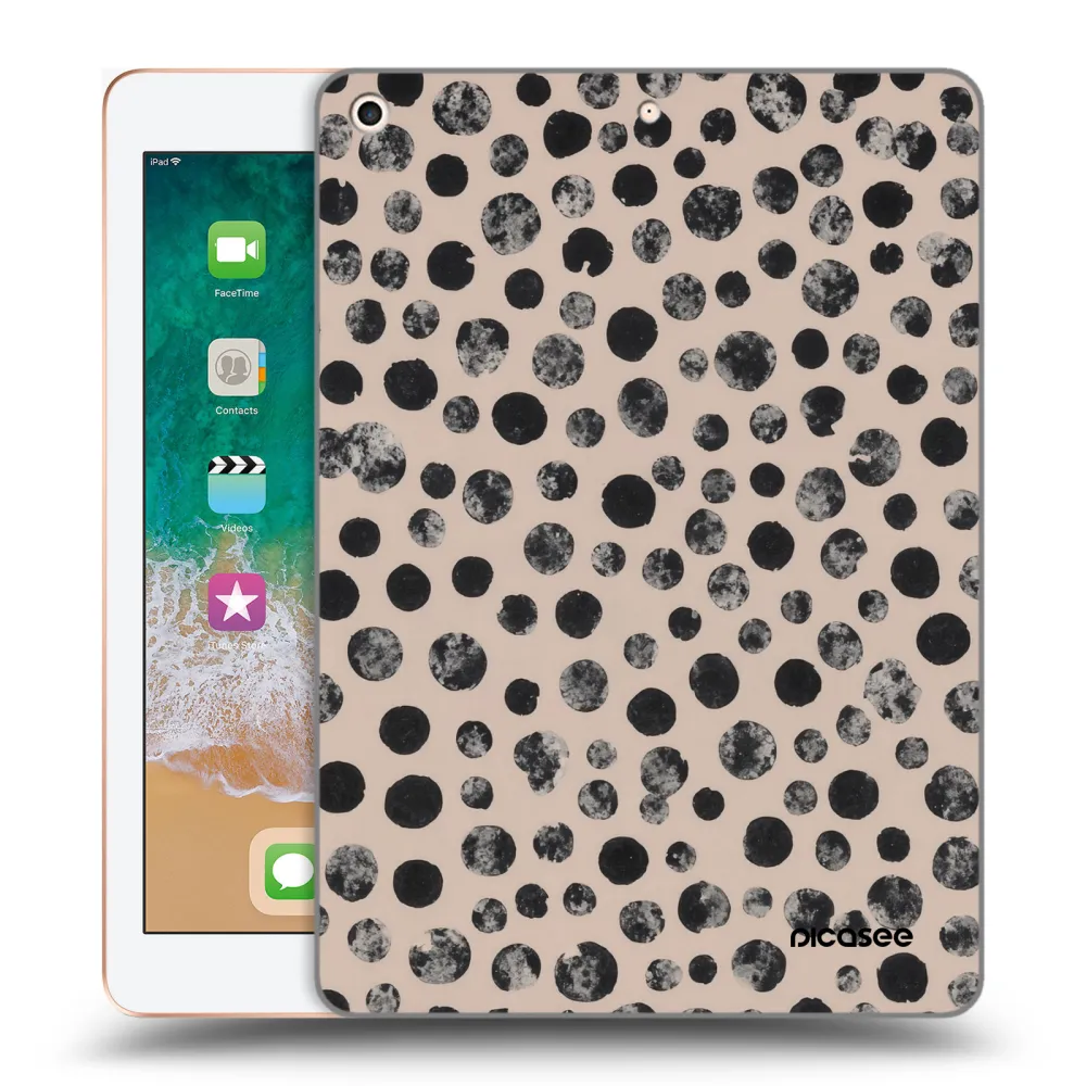 Picasee silikonový průhledný obal pro Apple iPad 9.7" 2018 (6. gen) - Dots