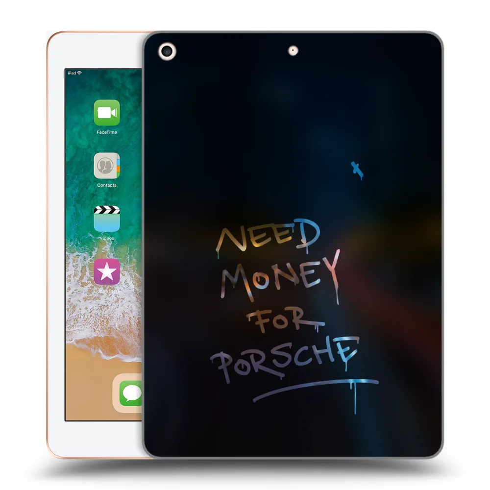 Picasee silikonový průhledný obal pro Apple iPad 9.7" 2018 (6. gen) - Neon Nights