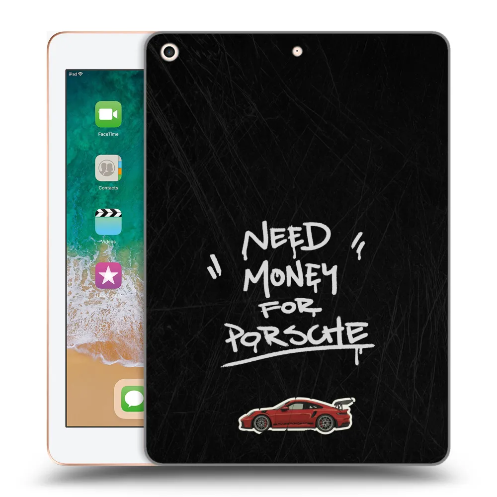 Picasee silikonový průhledný obal pro Apple iPad 9.7" 2018 (6. gen) - Dark Racer