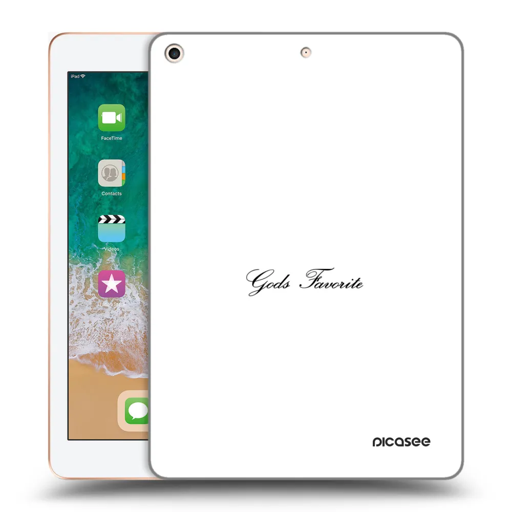 Picasee silikonový průhledný obal pro Apple iPad 9.7" 2018 (6. gen) - Gods Favorite