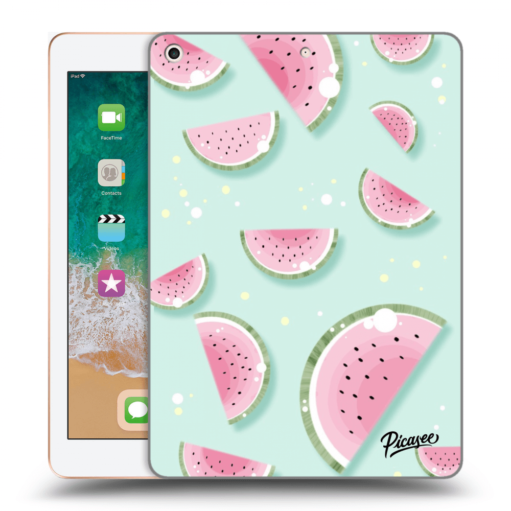 Picasee silikonový černý obal pro Apple iPad 9.7" 2018 (6. gen) - Watermelon 2