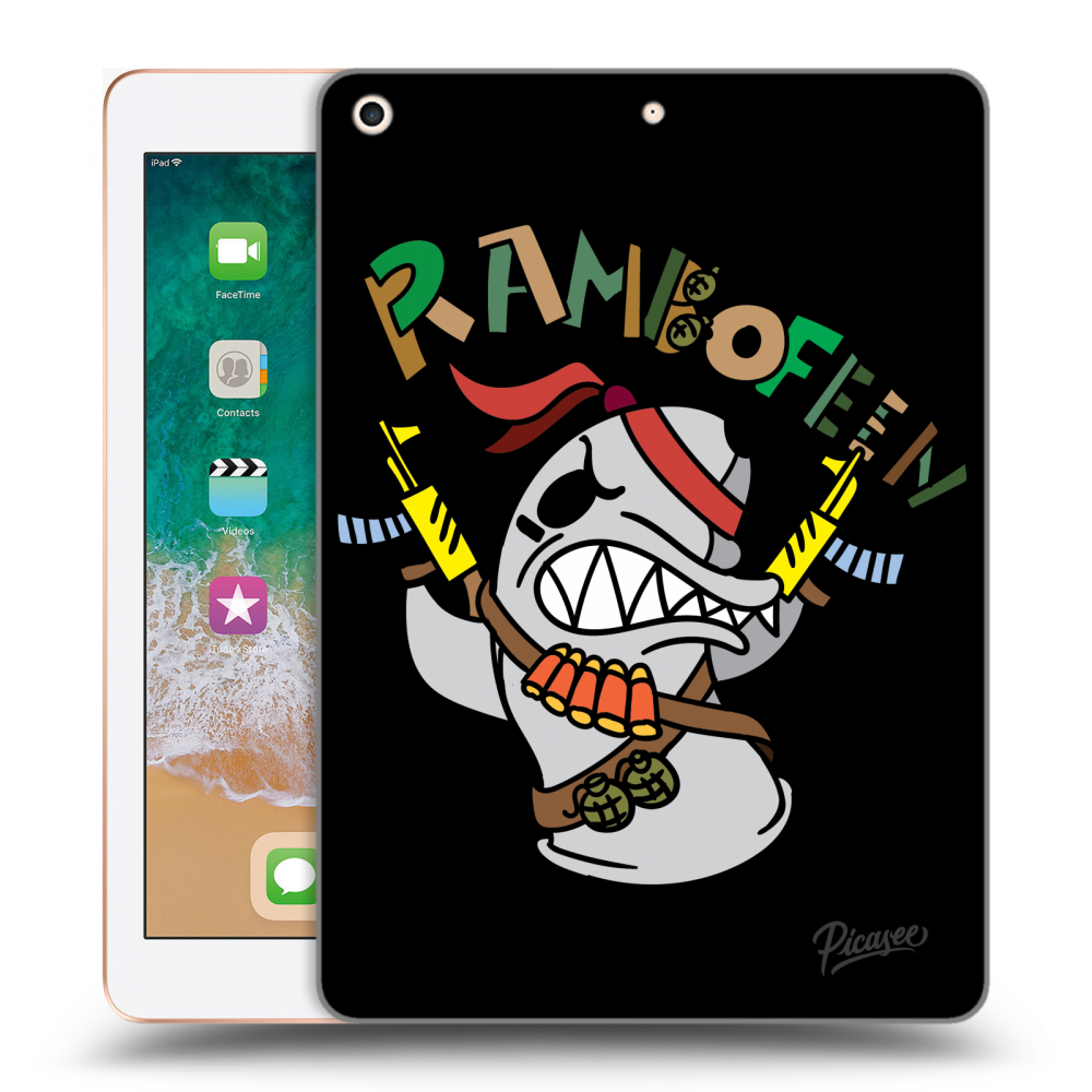 Picasee silikonový černý obal pro Apple iPad 9.7" 2018 (6. gen) - Rambofen