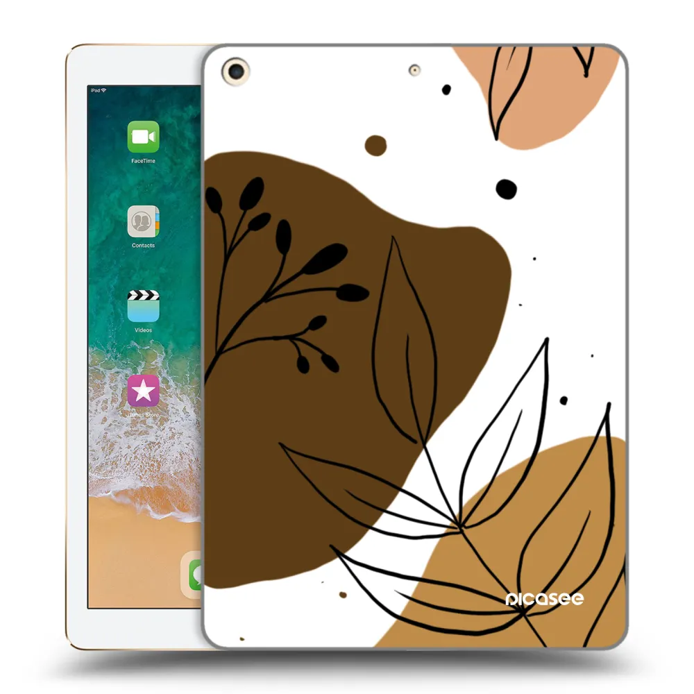Picasee silikonový průhledný obal pro Apple iPad 9.7" 2017 (5. gen) - Boho style