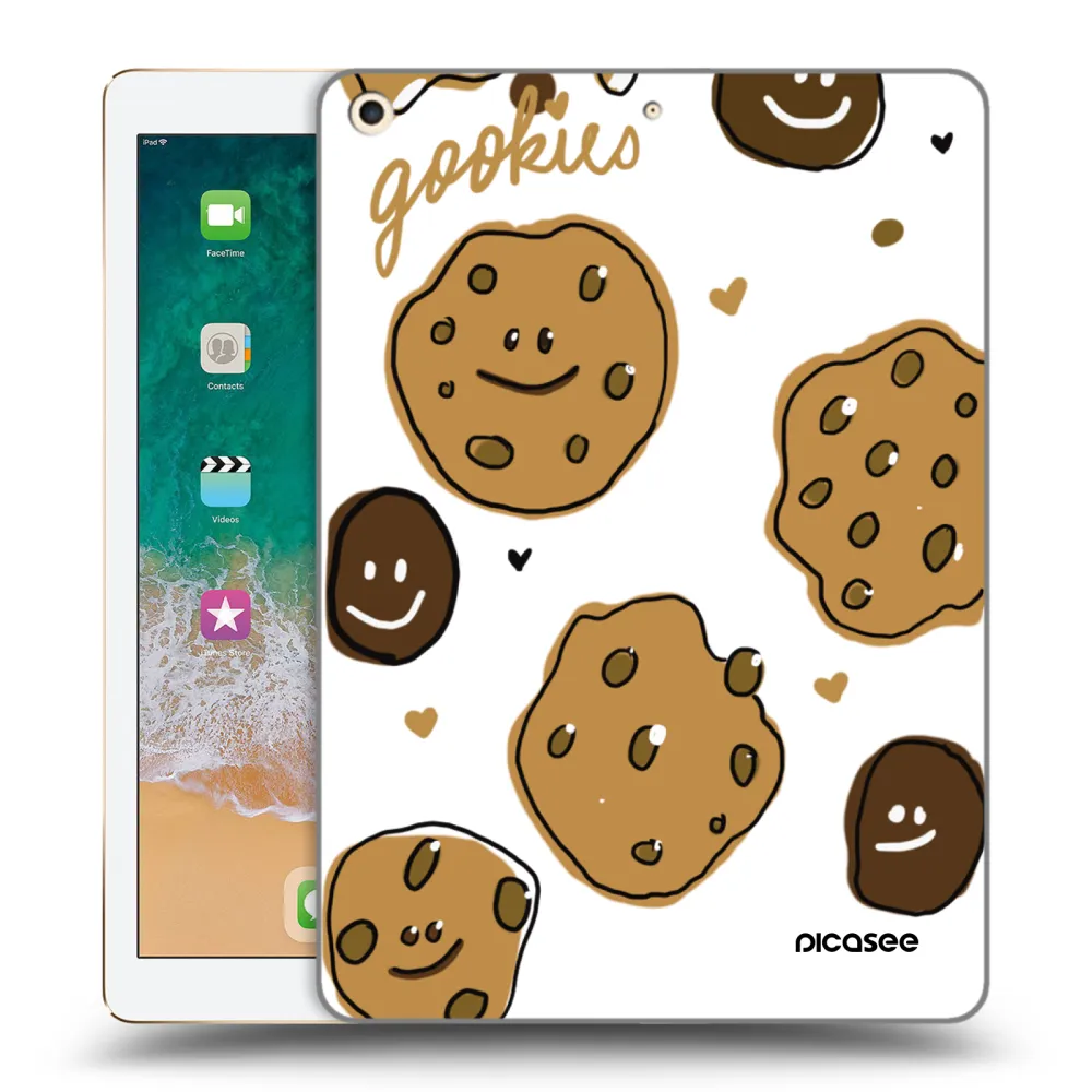 Picasee silikonový průhledný obal pro Apple iPad 9.7" 2017 (5. gen) - Gookies
