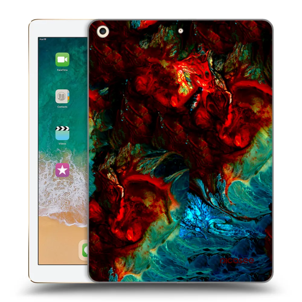 Picasee silikonový průhledný obal pro Apple iPad 9.7" 2017 (5. gen) - Universe