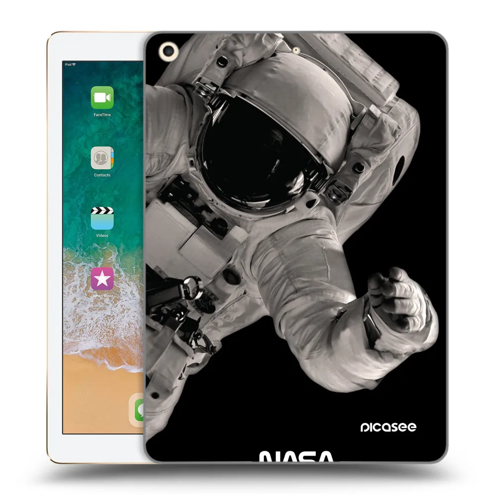 Picasee silikonový průhledný obal pro Apple iPad 9.7" 2017 (5. gen) - Astronaut Big