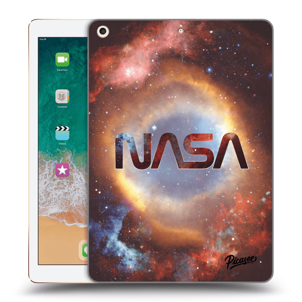 Picasee silikonový průhledný obal pro Apple iPad 9.7" 2017 (5. gen) - Nebula