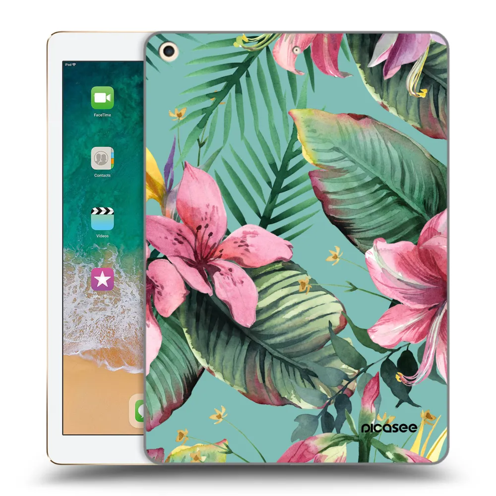 Picasee silikonový průhledný obal pro Apple iPad 9.7" 2017 (5. gen) - Hawaii