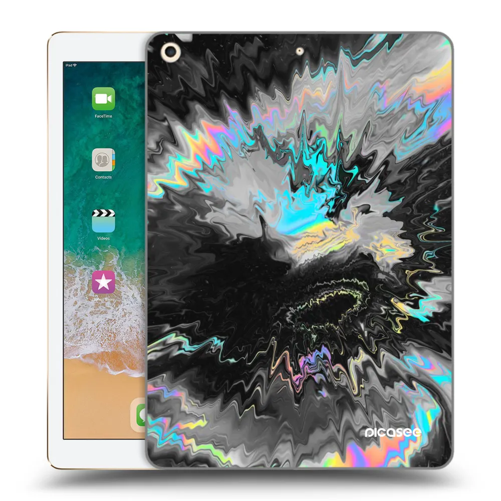 Picasee silikonový průhledný obal pro Apple iPad 9.7" 2017 (5. gen) - Magnetic