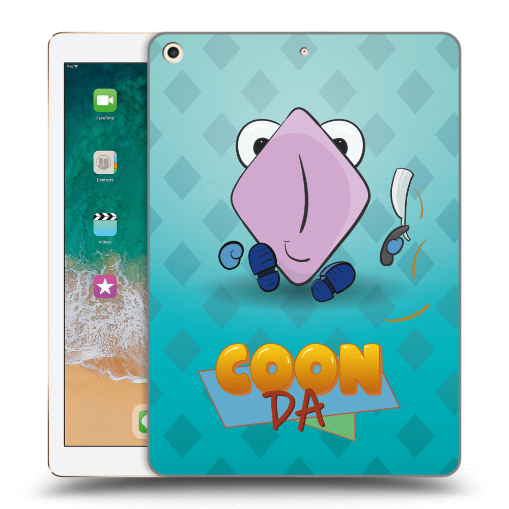 Picasee silikonový průhledný obal pro Apple iPad 9.7" 2017 (5. gen) - COONDA holátko - světlá