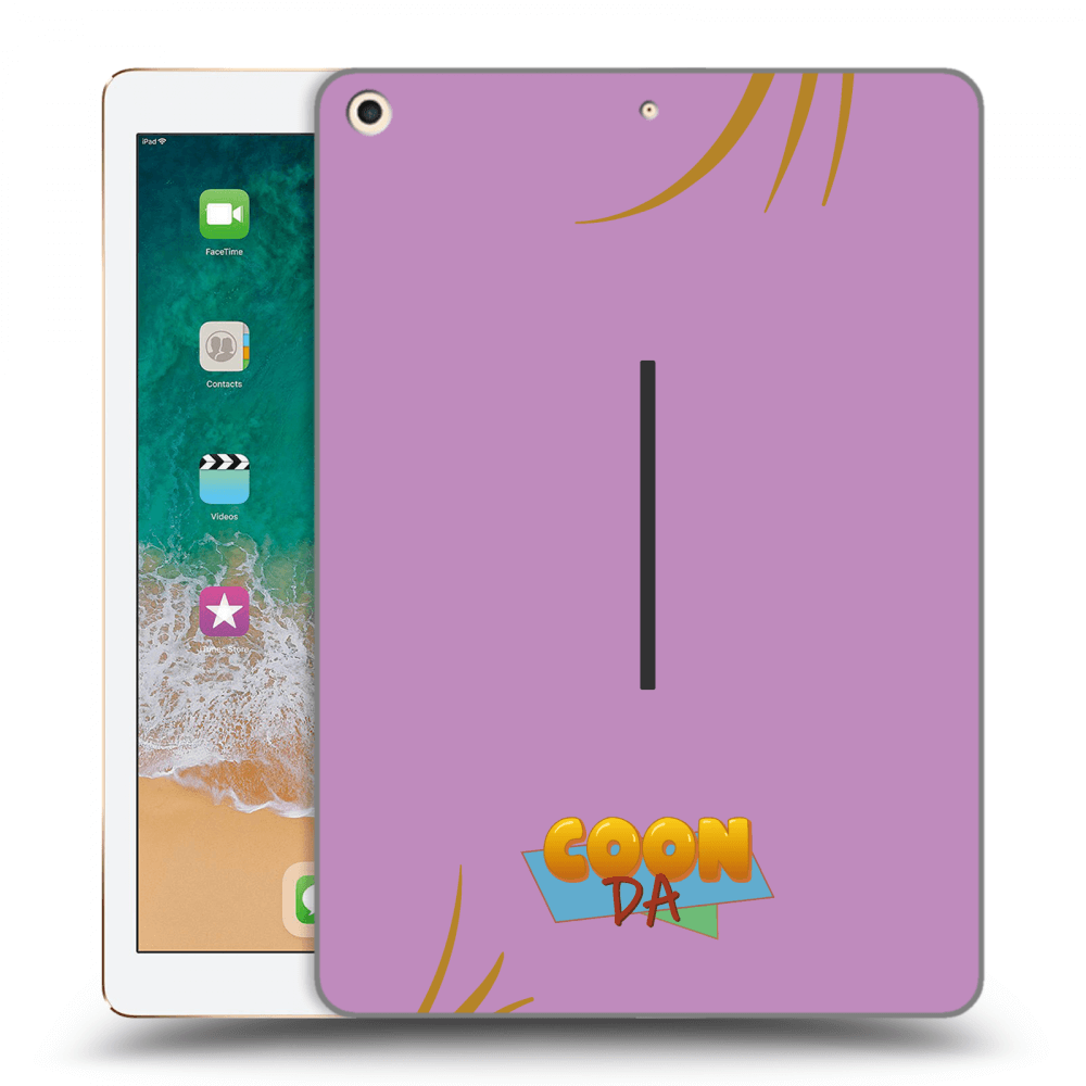 Picasee silikonový průhledný obal pro Apple iPad 9.7" 2017 (5. gen) - COONDA růžovka