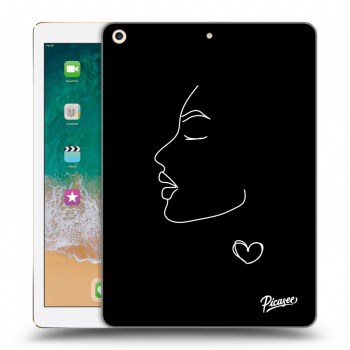 Picasee silikonový černý obal pro Apple iPad 9.7" 2017 (5. gen) - Couple girl White
