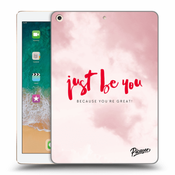 Picasee silikonový průhledný obal pro Apple iPad 9.7" 2017 (5. gen) - Just be you