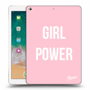 Picasee silikonový průhledný obal pro Apple iPad 9.7" 2017 (5. gen) - Girl power