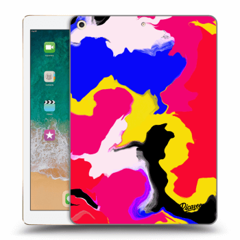 Picasee silikonový průhledný obal pro Apple iPad 9.7" 2017 (5. gen) - Watercolor