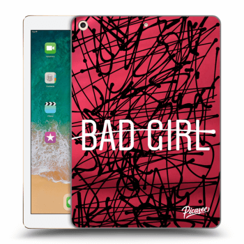 Picasee silikonový průhledný obal pro Apple iPad 9.7" 2017 (5. gen) - Bad girl