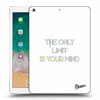 Picasee silikonový černý obal pro Apple iPad 9.7" 2017 (5. gen) - The only limit is your mind