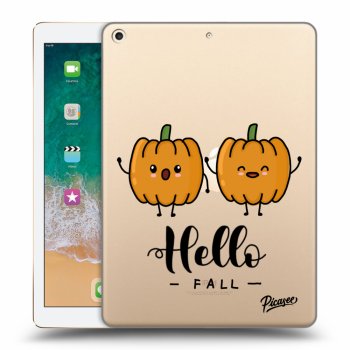 Picasee silikonový průhledný obal pro Apple iPad 9.7" 2017 (5. gen) - Hallo Fall