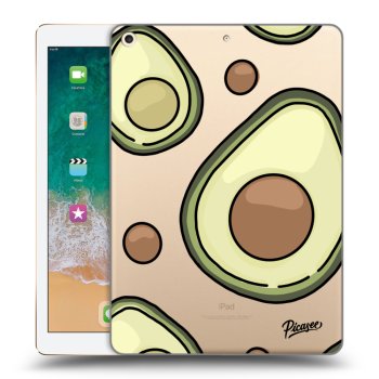 Picasee silikonový průhledný obal pro Apple iPad 9.7" 2017 (5. gen) - Avocado
