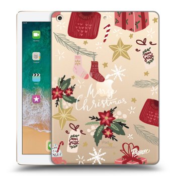 Picasee silikonový průhledný obal pro Apple iPad 9.7" 2017 (5. gen) - Christmas