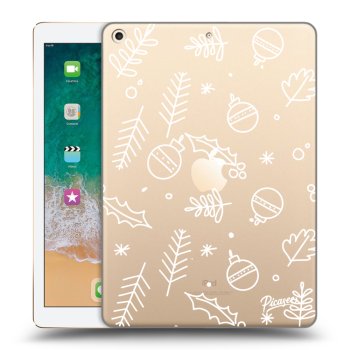 Picasee silikonový průhledný obal pro Apple iPad 9.7" 2017 (5. gen) - Mistletoe
