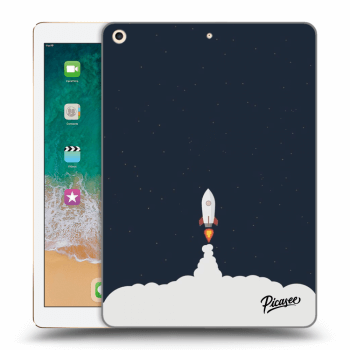 Picasee silikonový černý obal pro Apple iPad 9.7" 2017 (5. gen) - Astronaut 2