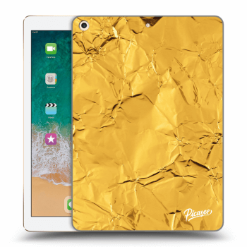 Picasee silikonový průhledný obal pro Apple iPad 9.7" 2017 (5. gen) - Gold