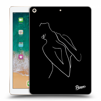 Picasee silikonový černý obal pro Apple iPad 9.7" 2017 (5. gen) - Sensual girl White