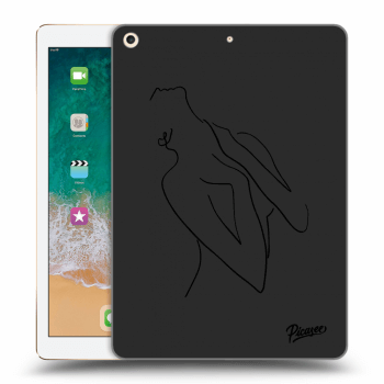 Picasee silikonový černý obal pro Apple iPad 9.7" 2017 (5. gen) - Sensual girl