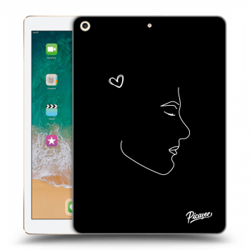 Picasee silikonový černý obal pro Apple iPad 9.7" 2017 (5. gen) - Couple boy White