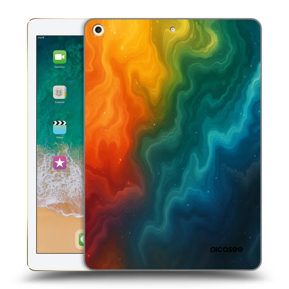 Picasee silikonový průhledný obal pro Apple iPad 9.7" 2017 (5. gen) - Solar