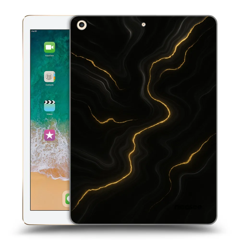 Picasee silikonový průhledný obal pro Apple iPad 9.7" 2017 (5. gen) - Thunder