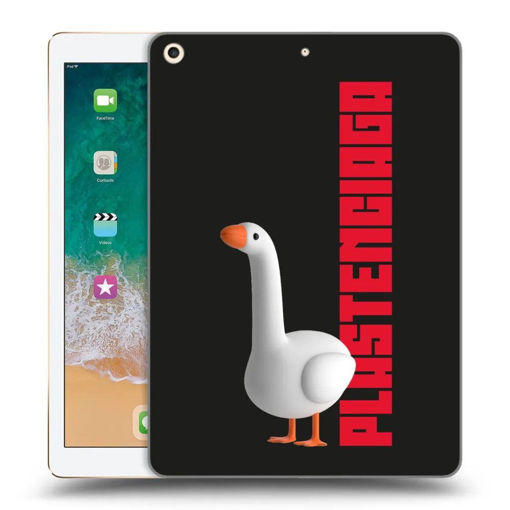 Picasee silikonový průhledný obal pro Apple iPad 9.7" 2017 (5. gen) - Kiky Ricky