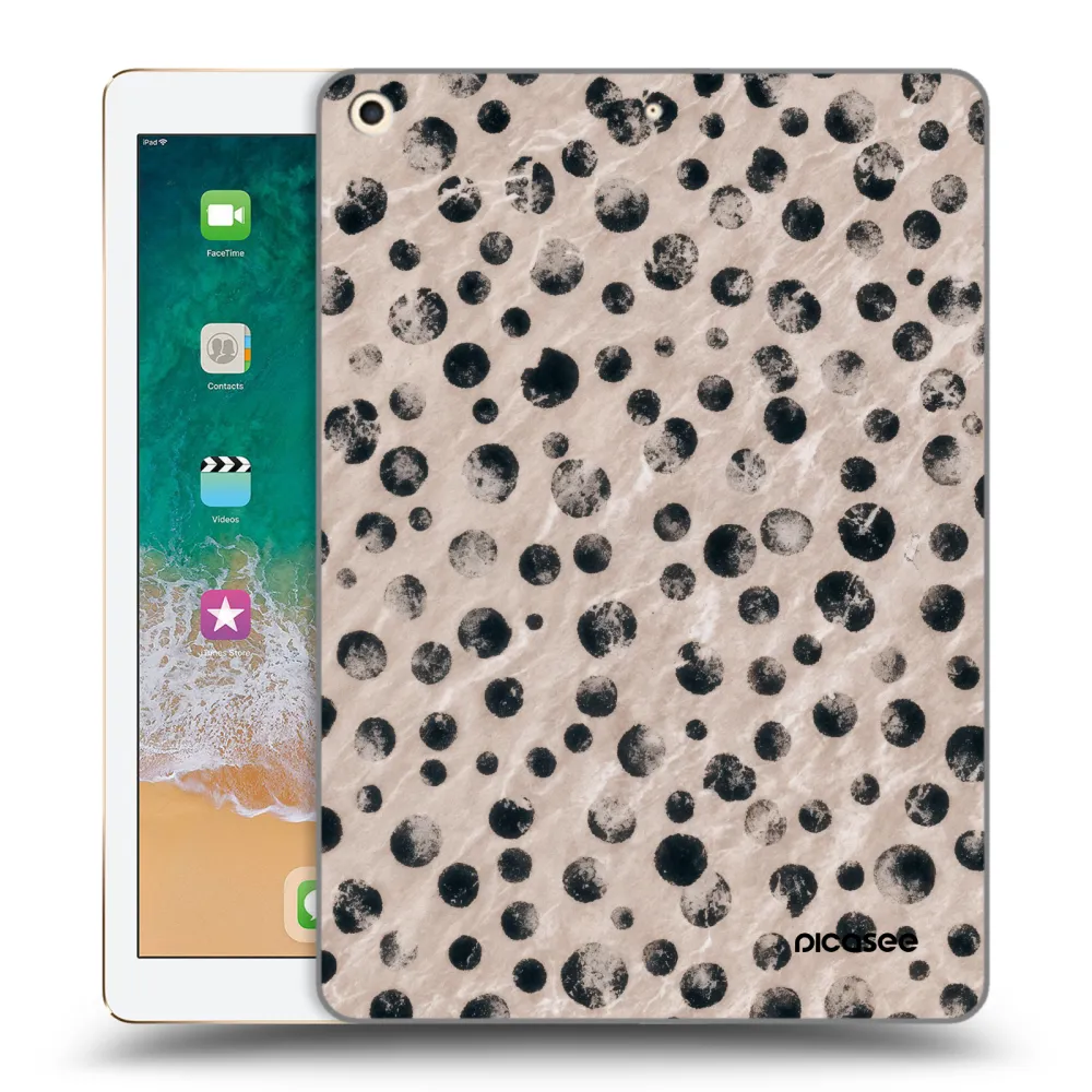 Picasee silikonový průhledný obal pro Apple iPad 9.7" 2017 (5. gen) - Inked